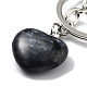 Portachiavi con pietre preziose miste naturali KEYC-M022-04-4