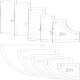 Set di modelli in acrilico per trapuntatura benecreat 10 pezzo DIY-WH0381-001-1