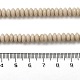 Naturali pietrificate perline di legno fili G-Z030-A27-01-5