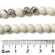 Chapelets de perles de jaspe dendritique naturelle G-H298-A15-02-5