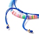 Handmade Polymer Clay Heishi Beads Stretch Bracelets Set BJEW-JB07349-04-7