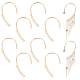 UNICRAFTALE 8Pcs Light Gold DIY Ear Cuff Brass Earring Cuffs Tassel Ear Wrap Earring Cuffs Accessaries with 8 Loop 55mm Long Ear Cuff for Non Piercing Earring Making KK-UN0001-54-1