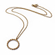 (Vente d'usine de fêtes de bijoux) 304 colliers pendentifs en acier inoxydable NJEW-E141-32-2