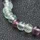Natürliche Fluorit Perlen Stretch-Armbänder BJEW-A117-A-38-3