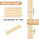 Nbeads 8M Polyester Curtain Lace Trimmer Ribbon DIY-NB0008-30B-2