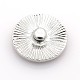Flat Round Zinc Alloy Enamel Jewelry Snap Buttons SNAP-N010-23-NR-2