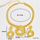 Aluminum Alloy Leafy Branch Jewelry Set VN1366-3