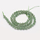 Natürlichen grünen Aventurin Perlen Stränge G-F523-02-6mm-2