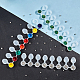 Пластиковые пустые стаканчики с краской с крышками DIY-PH0027-11-6