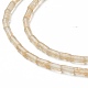 Chapelets de perles de pierre de pastèque en verre G-B004-A25-3