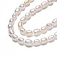 Brins de perles de culture d'eau douce naturelles PEAR-N012-02G-4