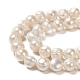 Fili di perle di perle d'acqua dolce coltivate naturali X-PEAR-L001-G-14-3