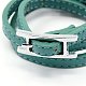Fashionable PU Leather Wrap Watch Bracelets WACH-J007-05-3