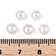 Perle di perle d'acqua dolce coltivate naturali semiforate PEAR-N020-02A-5