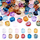 Pandahall 120Pcs 12 Style Transparent Glass Beads GLAA-TAC0020-33-1