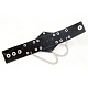 Punk Rock Style Cowhide Leather Wolf Head Bracelets BJEW-O088-14-5