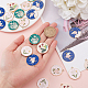 SUNNYCLUE 1 Box 24Pcs 6 Style Fairy Tale Charms Enamel Fairy Charm Bulk Angle Wings Alloy Flower Bees Mushroom Rose Charm for Jewelry Making Charms DIY Bracelet Necklace Earring Crafting Supplies ENAM-SC0002-76-3