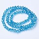 Chapelets de perles en verre électroplaqué EGLA-A034-T8mm-A13-2