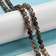 Natural Black Moonstone Beads Strands G-A219-A01-01-4