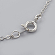 Kaurimuschel Perlen Anhänger Halsketten NJEW-JN02284-4