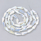 Chapelets de perles en verre électroplaqué X-EGLA-T008-12L-2