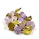 Nuggets citron naturelle quartz et améthyste perles brins G-N0135-09-3