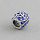 Legierung Rhinestone European Beads X-ALRI-S141-05-NR-2