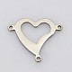 Heart 201 Stainless Steel Chandelier Component Links STAS-N049-03-2