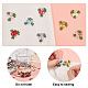 PH PandaHall 160pcs 8 Colors Embroidered Patch Floral Decorative Patches Flower Applique for Clothes Jackets Jeans Bags Backpacks T-Shirt Skirt Scarf Hat DIY Decoration Arts Crafts DIY-PH0013-98-4