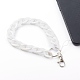 Acrylic Curb Chain Mobile Straps Sets HJEW-JM00451-6