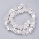Electroplated Natural Quartz Crystal Bead Strands X-G-F336-06A-2