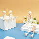 Unfinished Blank Wooden Robot Toys DIY-WH0097-05-7