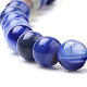 Natural Striped Agate/Banded Agate Beads Strands G-S259-04B-8mm-3