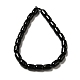 Natural Black Tourmaline Beads Strands G-G980-22-3