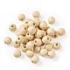 Craftdady perles en bois naturel WOOD-CD0001-02-5