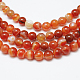 Natural Red Agate Bead Strands G-G880-05-12mm-1