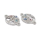 Alloy Crystal Rhinestones Connector Charms FIND-A024-45P-3