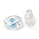 Perles en verre transparentes GLAA-F121-01B-2