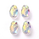 Glass Rhinestone Beads RGLA-H108-05-001AB-2