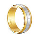 SHEGRACE Real 24K Gold Plated 925 Sterling Silver Finger Rings JR699A-01-1