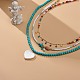 Ensemble de colliers avec pendentif en perles de coquillage NJEW-JN04038-2