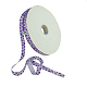 Lilac and Medium Purple Garment Accessories 3/8 inch(10mm) Dots Printed Grosgrain Ribbon X-SRIB-A010-10mm-07-1