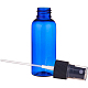 BENECREAT 20 Pack 50ml Blue Fine Mist Atomiser Spray Bottles Empty Plastic Travel Bottle Set for Toiletries Cosmetic Essential Oils MRMJ-BC0001-43-6