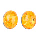 Perle di ambra imitazione resina RESI-N034-12-C02-1