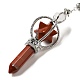 Natural Red Jasper  Dowsing Pendulums G-C095-01P-08-3