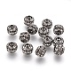 Messingkristallrhinestone-Perlen&nbsp;LS-RB-9X10-1-1