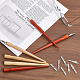Manches de stylo à tremper en bois DIY-FG0004-30-4