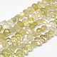 Natural Lemon Quartz Beads Strands G-J151-03-1