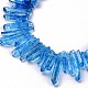 Natural Crackle Quartz Crystal Dyed Beads Strands G-I345-03B-3