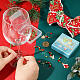 14 Uds. Encantos de copa de vino esmaltados de aleación con tema navideño AJEW-SC0002-05-3